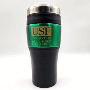 University of South Florida USF Polytechnic Tumbler Cup Stainless Steel 7.25 in